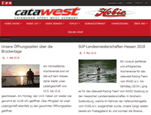 Tablet Screenshot of catawest.de